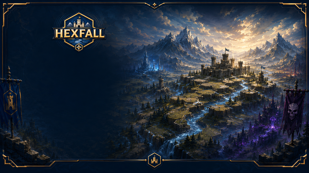 Hexfall Premium Main Menu Background