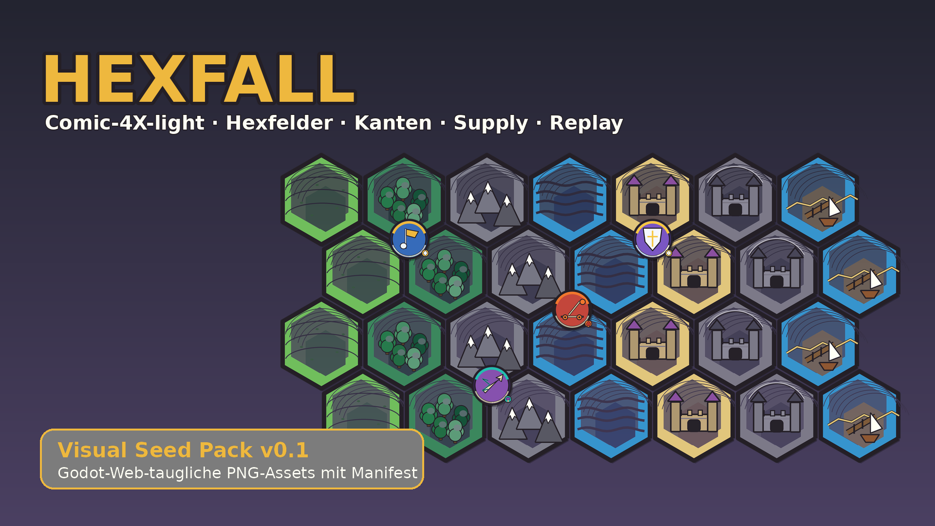 Hexfall Key Art